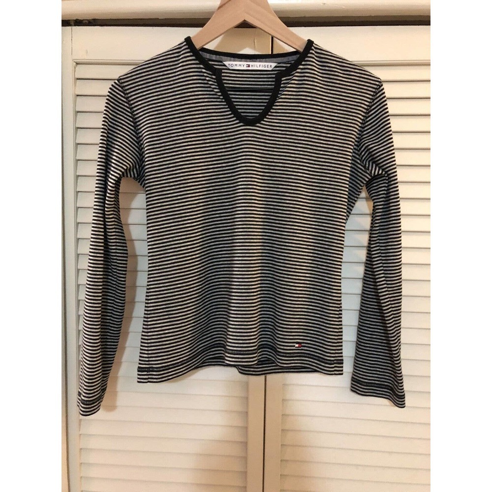 Tommy Hilfiger Vintage Women's Striped Long Sleeve Top
